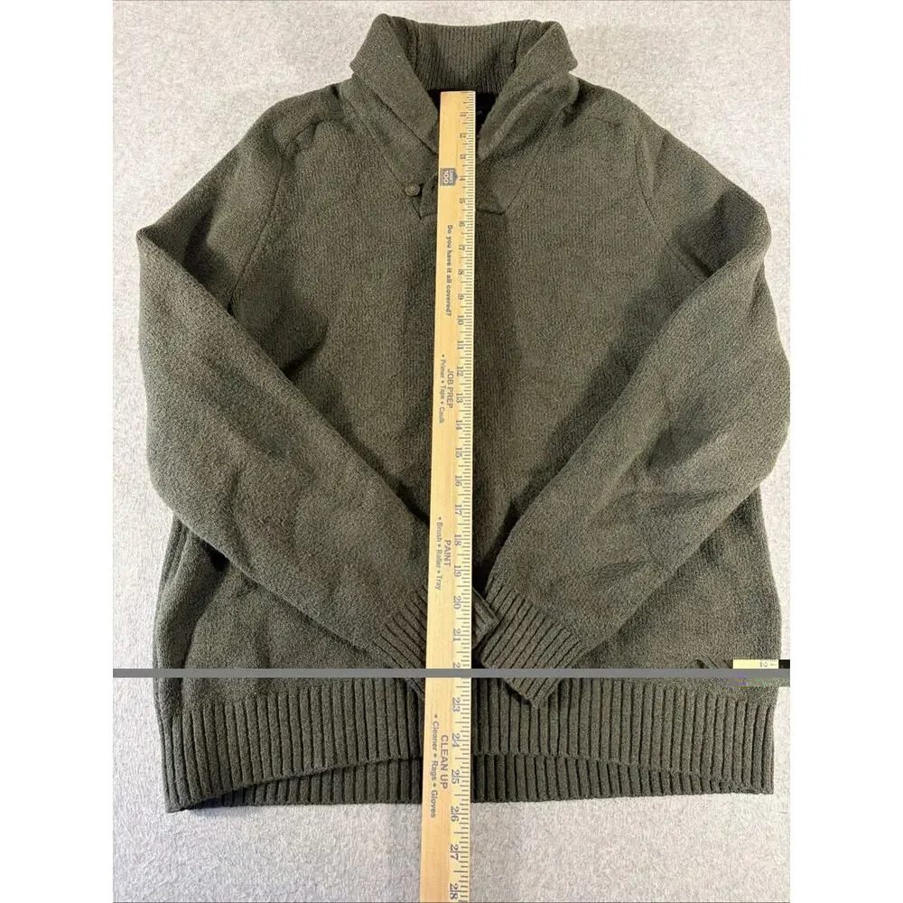 Banana Republic Dark Green Sweater, Size L, Heavyweight